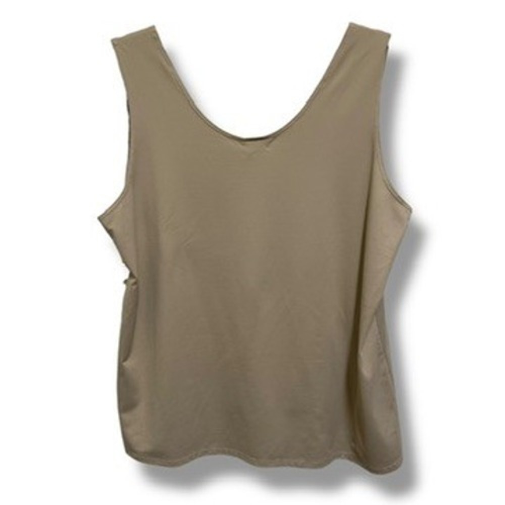Chicos Microfiber Contemporary Tank Basic Knit Be… - image 2